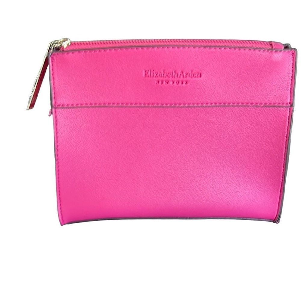 Elizabeth Arden, mini hot pink cosmetic bag